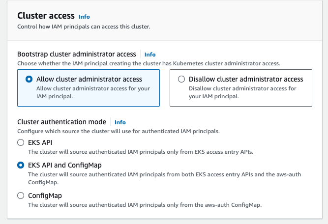 Recover cluster permission with EKS Access Entry